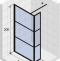 Душевая перегородка Riho Grid GB402 100 см G004038121 - 2