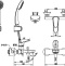Смеситель Bravat Drop F64898C-B для ванны с душем - 5