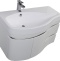 Тумба с раковиной Aquanet Сопрано 2-95 белая L - 3