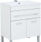 Тумба с раковиной Aquanet Верона 75 белая, 1 ящик, 2 двери - 4