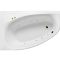 Акриловая ванна Excellent Kameleon 170x110 белая золото левая с гидромассажем WAEX.KML17.SOFT.GL - 0