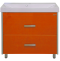 Джулия QVATRO - 90 Тумба с 2 ящ оранжевая Л-Джк01090-13102Я - 0