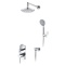 A14129 Встраиваемый комплект для душа с верхней душевой насадкой и лейкой - 0