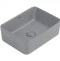 Накладная раковина Abber Rechteck 40 серая матовая AC2213MG - 0