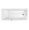 Акриловая ванна Whitecross Wave 180x80 белая бронза с гидромассажем 0101.180080.100.SOFT.BR - 0