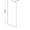 AQ WIW 07020CH Душевая перегородка Walk in с держателем 700x2000 профиль хром, стекло прозрачное - 2