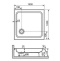Поддон для душа RGW Style KV 80x80x22 16180188-11 - 1