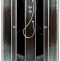 Душевая кабина Deto L 100х100 стандартная, черный  L801BLACK - 1
