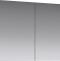Зеркало-шкаф Aqwella 5 stars Mobi 80 бетон светлый - 0