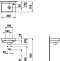 Рукомойник Laufen Pro S асимметричный 8.1596.0.000.104.1 - 3