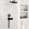 Душевой комплект Vincea Inspire с термостатом черный матовый VSFW-422TI2MB - 2