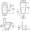 Унитаз-компакт Roca Hall 342627000 открыт сзади - 2