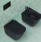 Унитаз подвесной Ceramica Nova Metric с сиденьем микролифт черный-матовый CN3007MB - 1