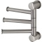 Полотенцедержатель тройной WasserKRAFT 12 поворотный сталь матовый K-1053N - 0