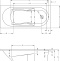 Акриловая ванна Riho Bathtubs Lazy 170х75 B078001005 - 1