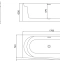 Акриловая ванна BELBAGNO 170х78 белый  BB410-1700-780-L - 2