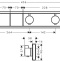 Термостат hansgrohe RainSelect для скрытой установки 2 функции 15380000 - 1
