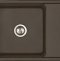 Мойка кухонная AQUATON Беллис 87 кофе 1A724832BS280 - 0