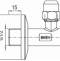 Угловой вентиль Nobili   AV00121CR - 1