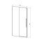 Душевая дверь Vincea Slim-N 130 хром стекло прозрачное VDS-4SN130CL - 1