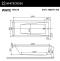 Акриловая ванна Whitecross Wave 160х70 белая хром с гидромассажем 0101.160070.100.RELAX.CR - 1
