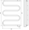 Электрический полотенцесушитель Terminus Ш-образный 600х800 Хром 4620768883972 - 2