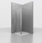 Душевая стенка RGW Z-12 100х185 профиль хром стекло прозрачное 35221210-11 - 1