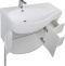 Тумба с раковиной Aquanet Сопрано 2-95  белая L 169631 - 3