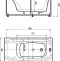 Акриловая ванна Акватек Альфа 150x70, слив справа ALF150-0000043 - 3