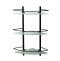 K-3133BLACK Полка стеклянная тройная - 1