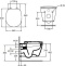 Комплект Ideal Standard W880101 унитаз + инсталляция с кнопкой смыва - 8