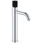 Смеситель для раковины высокий Boheme Stick хром черный 122-CRB - 0