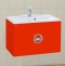 Тумба с раковиной Bellezza Флоренция 90 красная - 0