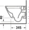 Унитаз подвесной Duravit D-Neo безободковый 2587090000 - 9