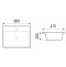 Раковина встраиваемая Weltwasser WW DEILBACH 7608-60 белый  10000004637 - 1