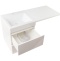Тумба под раковину Style Line Даллас 120 Люкс Plus, белый  СС-00002351 - 2