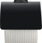 Держатель туалетной бумаги Duravit Starck T 0099404600 черный, с крышкой - 2