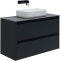 Тумба под раковину Allen Brau Fantasy 100 черный матовый 1.11003.AM - 1