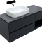 Тумба под раковину Allen Brau Infinity 120 L черный матовый 1.21005.AM - 2