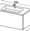 Тумба под раковину Sanvit Кубэ-1 100 белый глянец kkube1100w - 2