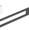 Полотенцедержатель Boheme Q 10945-CR-B Chrome & black - 0