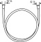 Душевой шланг Kludi Suparaflex Silver 6107105-00 125 см 610710500 - 2