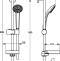 Душевой гарнитур Ideal Standard IdealRain  B9503AA - 3
