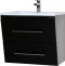 Мебель для ванной Bellezza Берта подвесная 60 черная - 1