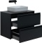 Тумба под раковину Allen Brau Fantasy 80 черный матовый 1.11001.AM - 3