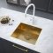 Мойка кухонная Paulmark Weser 48 брашированное золото PM804844-BG - 2