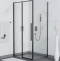 Душевой уголок RGW Stilvoll SV-42B 110x80 профиль черный стекло прозрачное 32324281-014 - 0