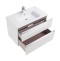 THE GAP Модуль д/раковины 800 мм, 2 ящика, белый глянец 857551806 - 3