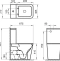 Унитаз-компакт безободковый BelBagno ARDENTE-R  BB02093CPR/BB2111SC - 1