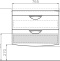 Тумба для комплекта Style Line Жасмин-2 80 Люкс Plus, белая ЛС-000010037 - 5